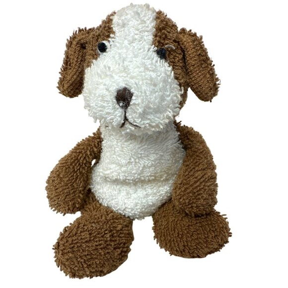 Russ Home Buddies Li'l Pooches Puppy Dog Towelling Beanie Soft Toy - Picture 1 of 6